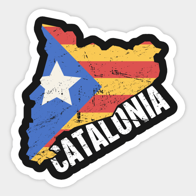 Independence For Catalonia | Catalunya Country & Flag Sticker by MeatMan